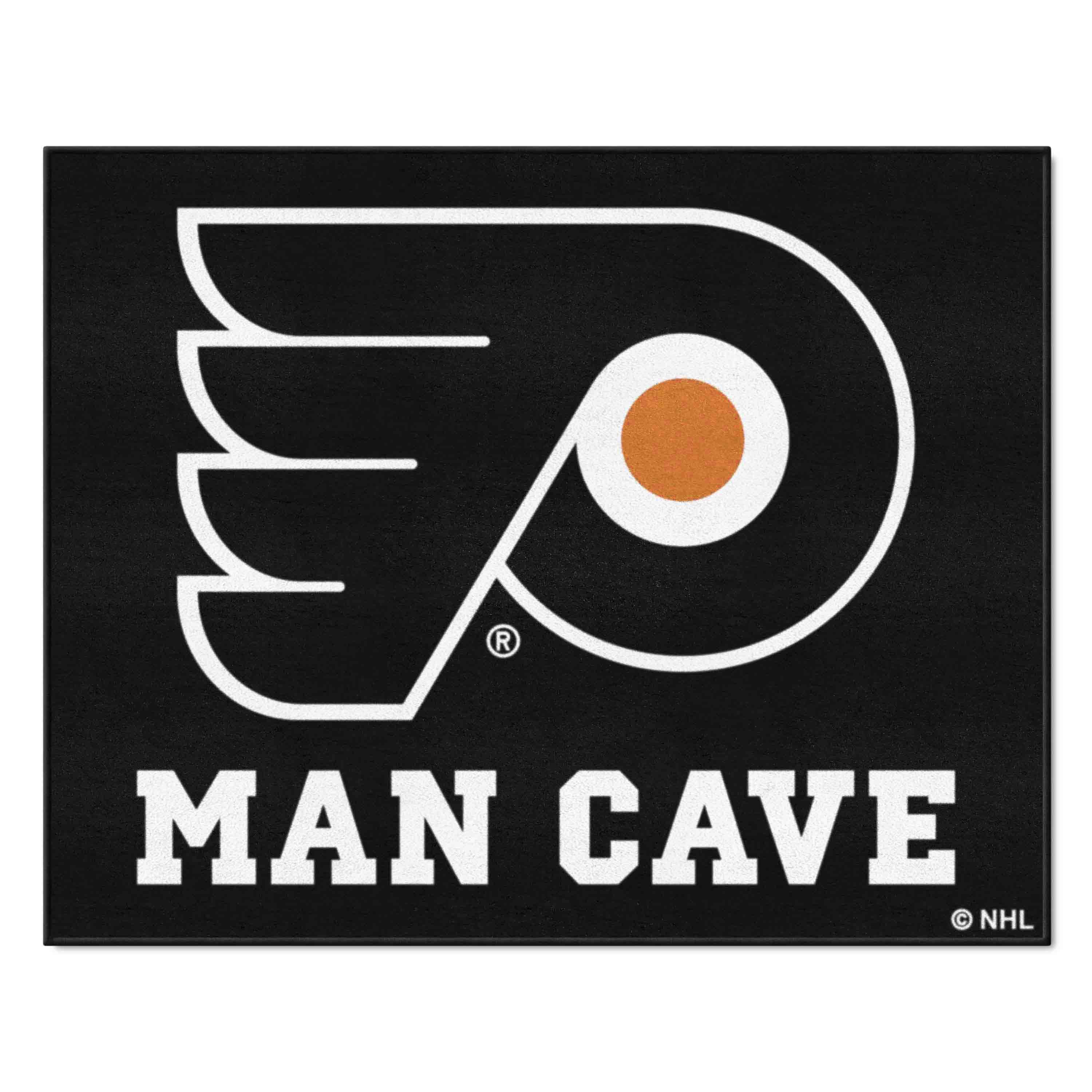 Philadelphia Flyers Man Cave All-Star Rug - 34 in. x 42.5 in.