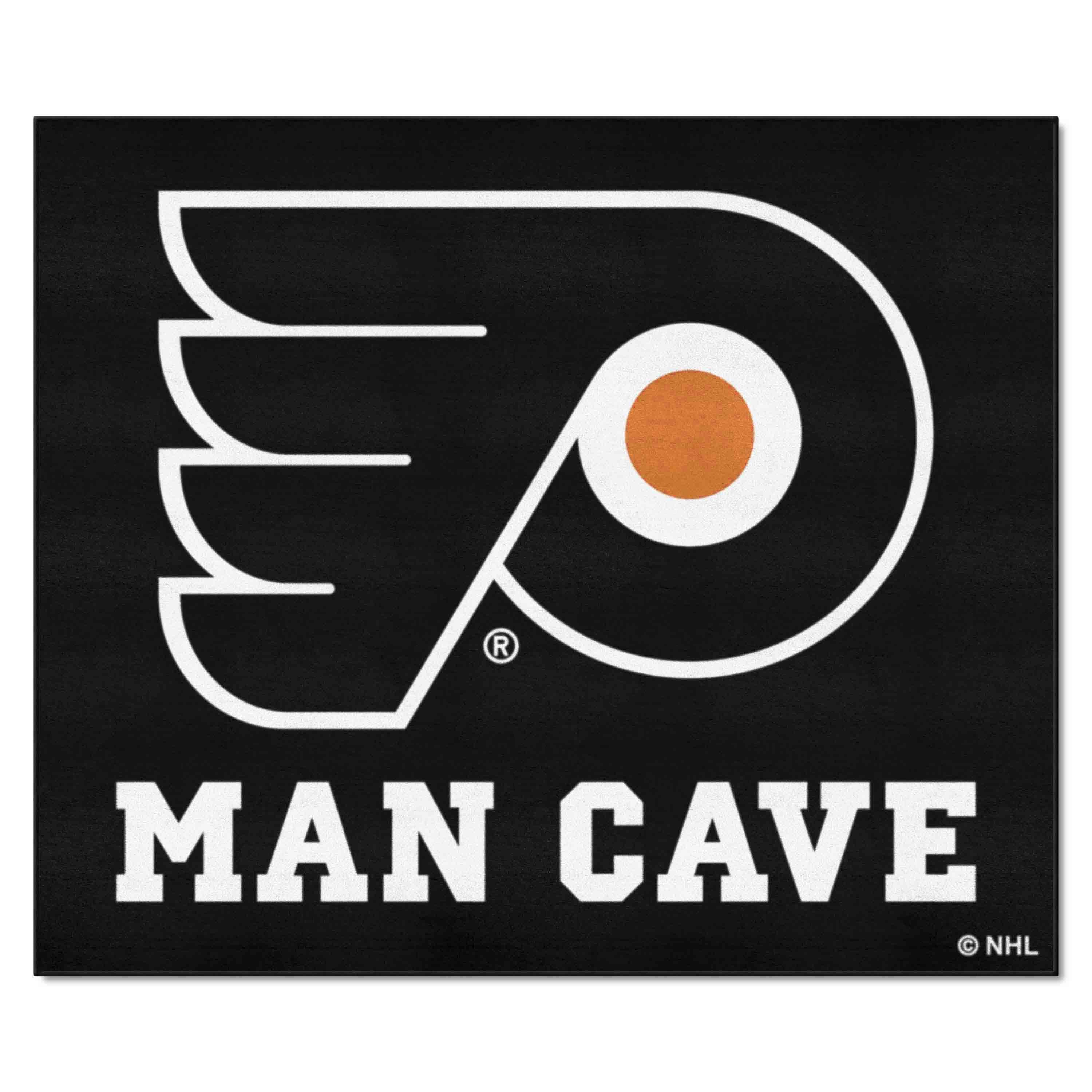 Philadelphia Flyers Man Cave Tailgater Rug - 5ft. x 6ft.