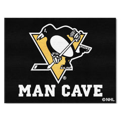 Pittsburgh Penguins Man Cave All-Star Rug - 34 in. x 42.5 in.