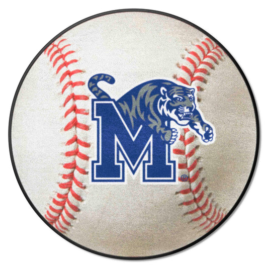 Memphis Tigers Baseball Rug - 27in. Diameter