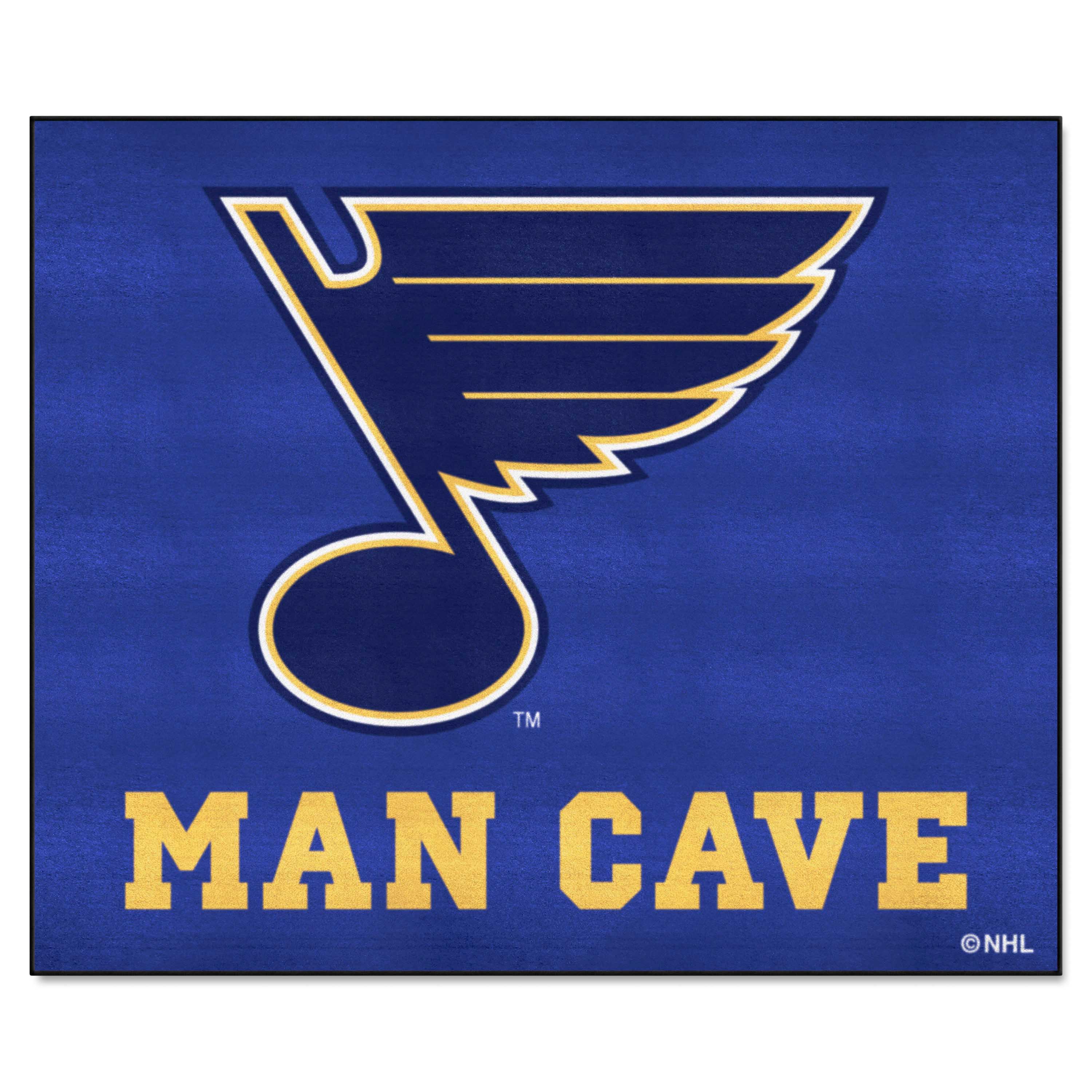 St. Louis Blues Man Cave Tailgater Rug - 5ft. x 6ft.