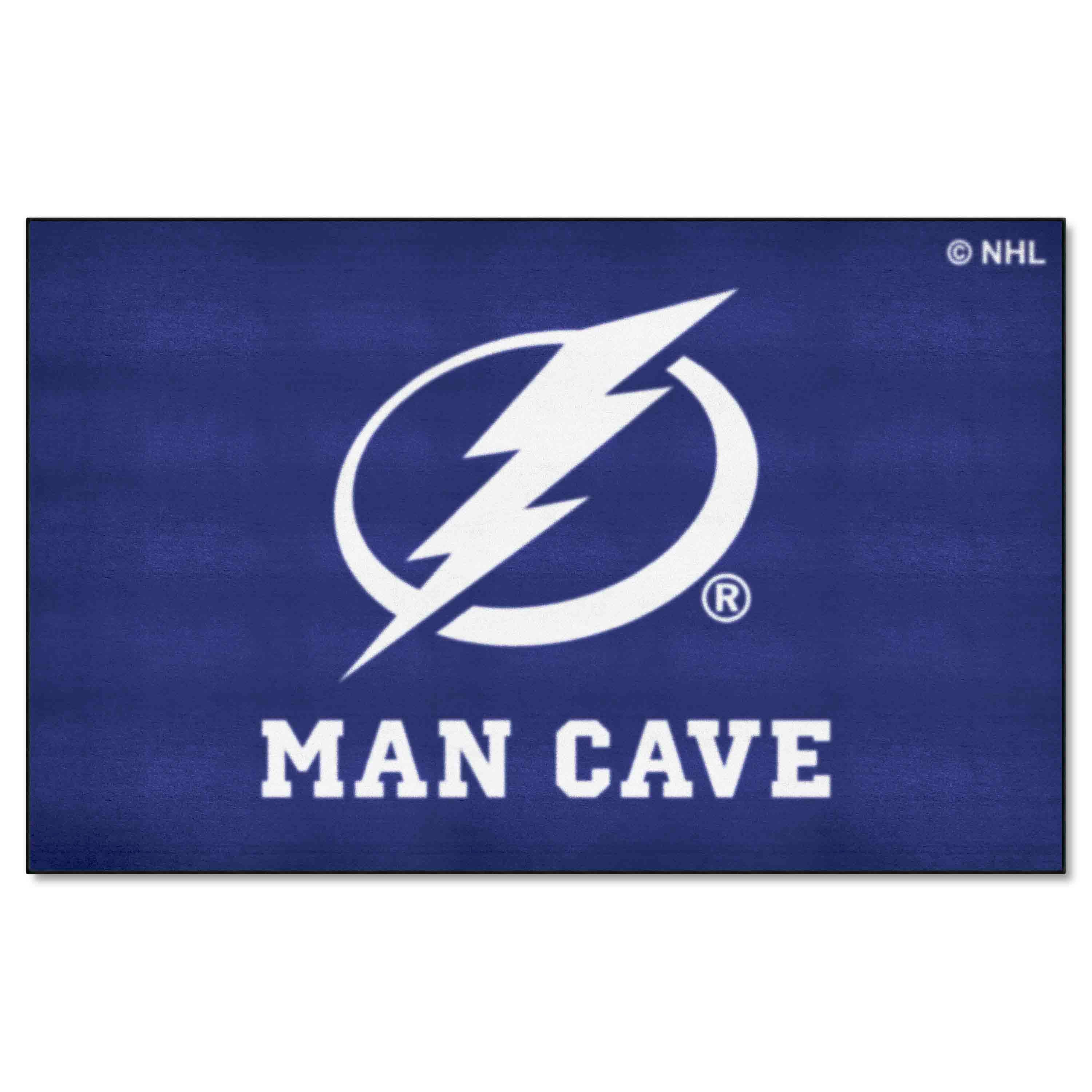 Tampa Bay Lightning Man Cave Ulti-Mat Rug - 5ft. x 8ft.