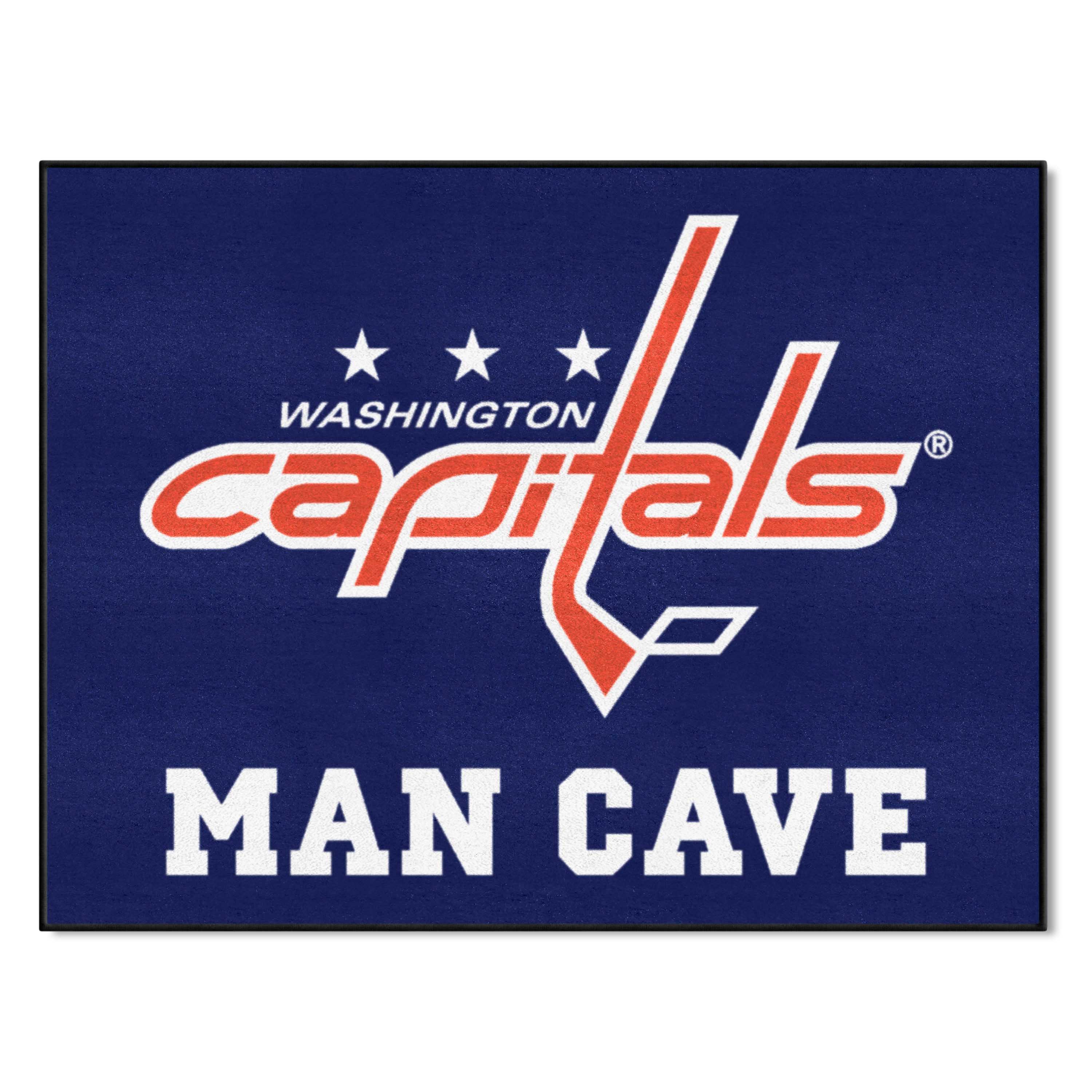 Washington Capitals Man Cave All-Star Rug - 34 in. x 42.5 in.