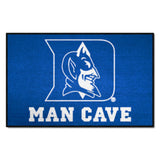 Duke Blue Devils Man Cave Starter Mat Accent Rug - 19in. x 30in., Devil Logo