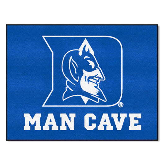 Duke Blue Devils Man Cave All-Star Rug - 34 in. x 42.5 in., Devil Logo