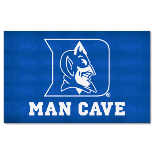 Duke Blue Devils Man Cave Ulti-Mat Rug - 5ft. x 8ft., Devil Logo