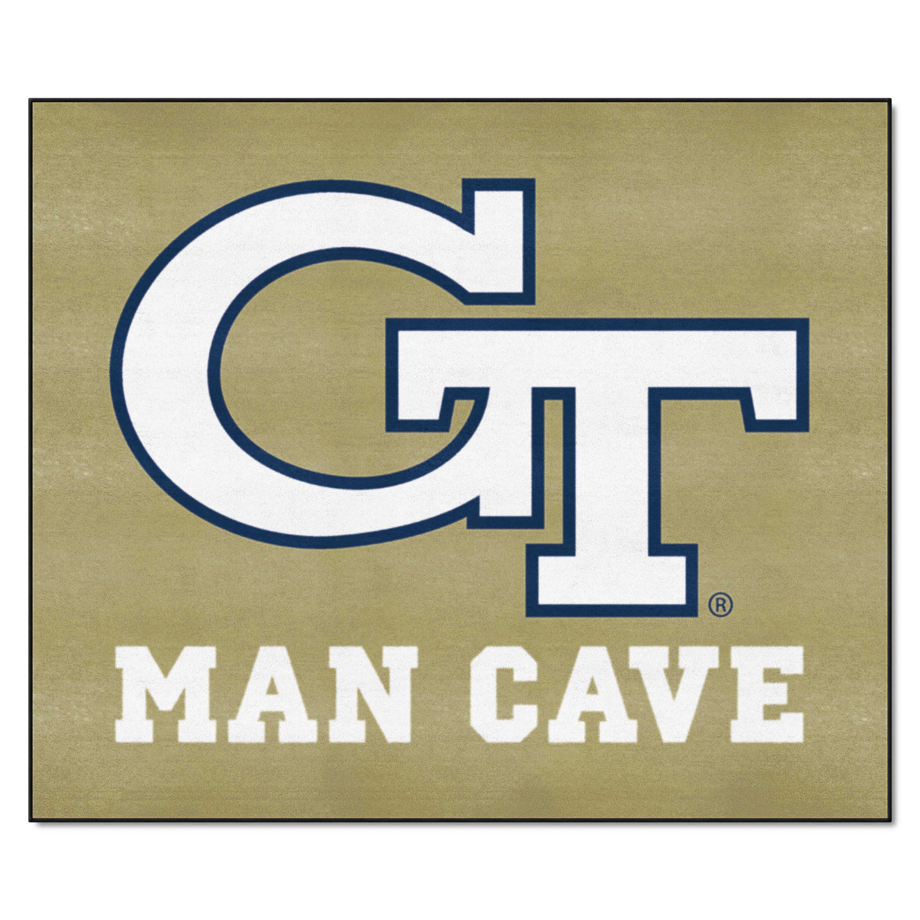 Georgia Tech Yellow Jackets Man Cave Tailgater Rug - 5ft. x 6ft., GT