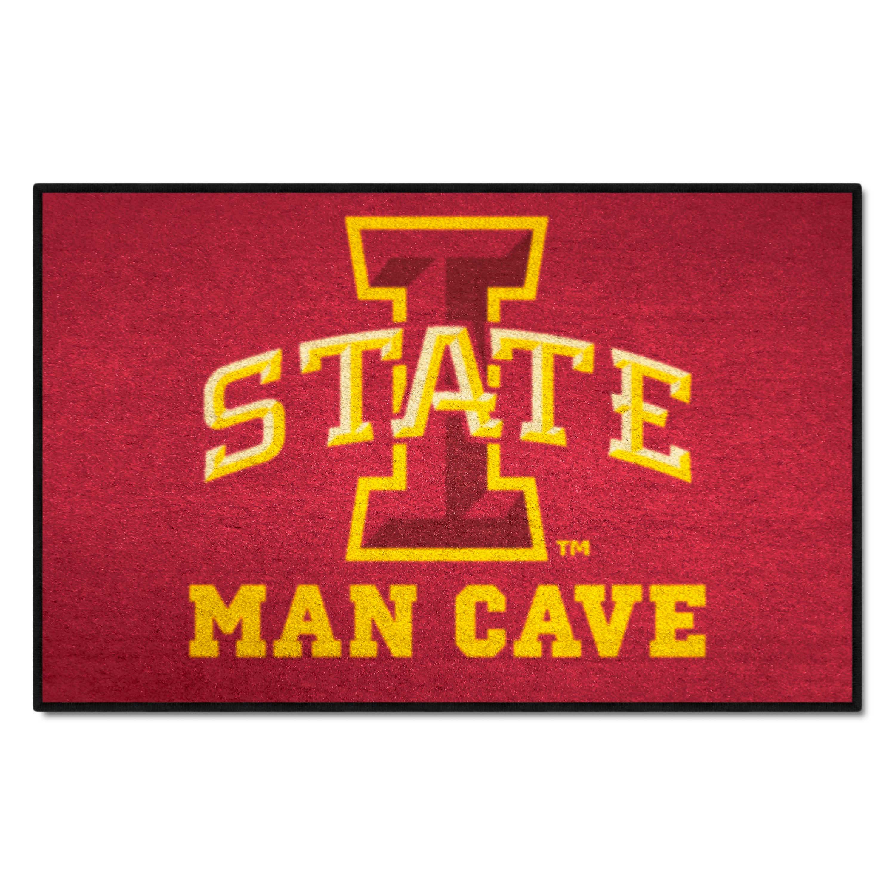 Iowa State Cyclones Man Cave Starter Mat Accent Rug - 19in. x 30in.