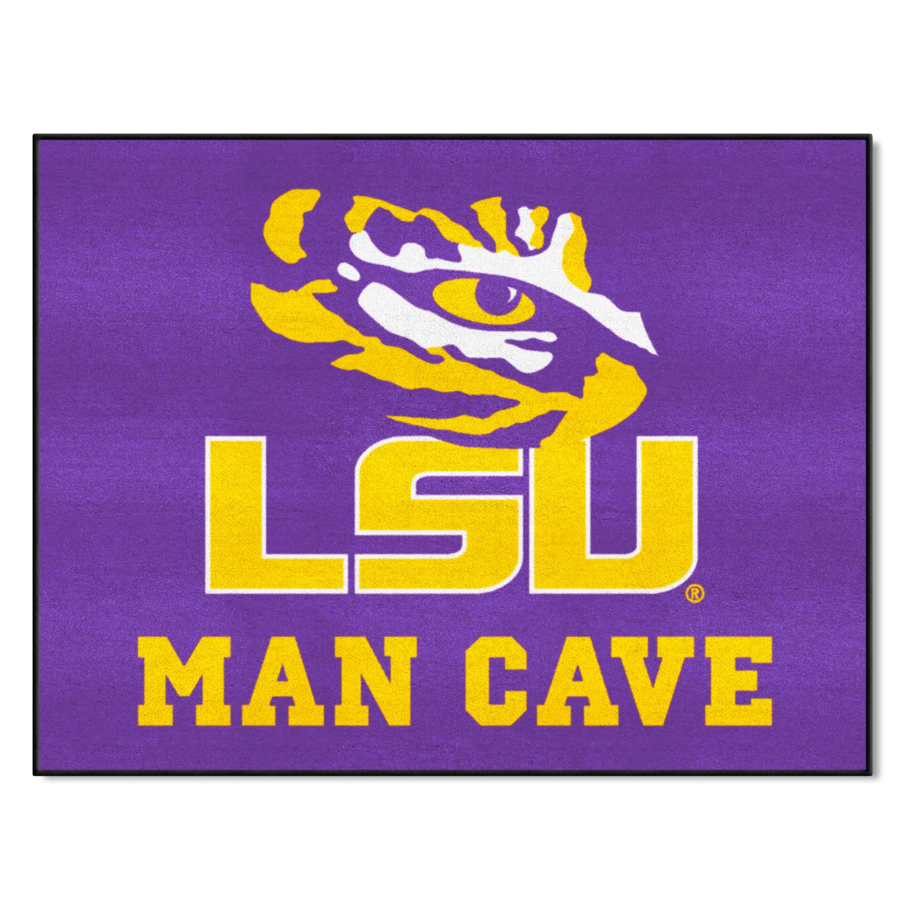 LSU Tigers Man Cave All-Star Rug - 34 in. x 42.5 in. - LSU