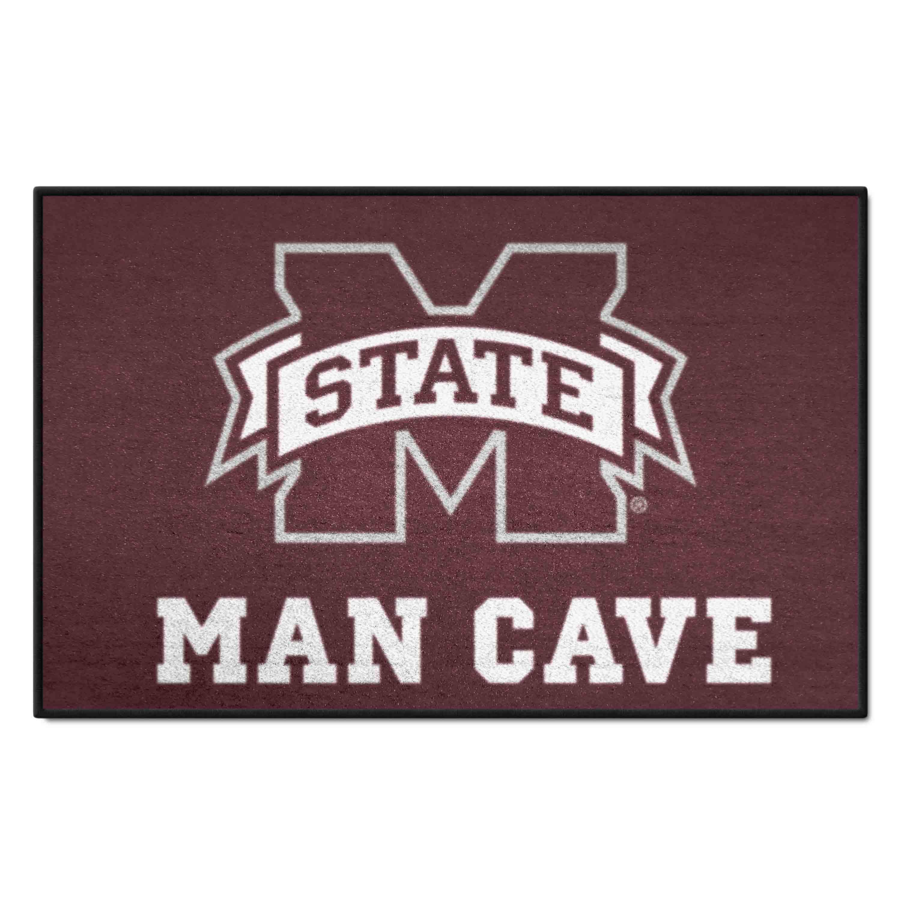 Mississippi State Bulldogs Man Cave Starter Mat Accent Rug - 19in. x 30in.