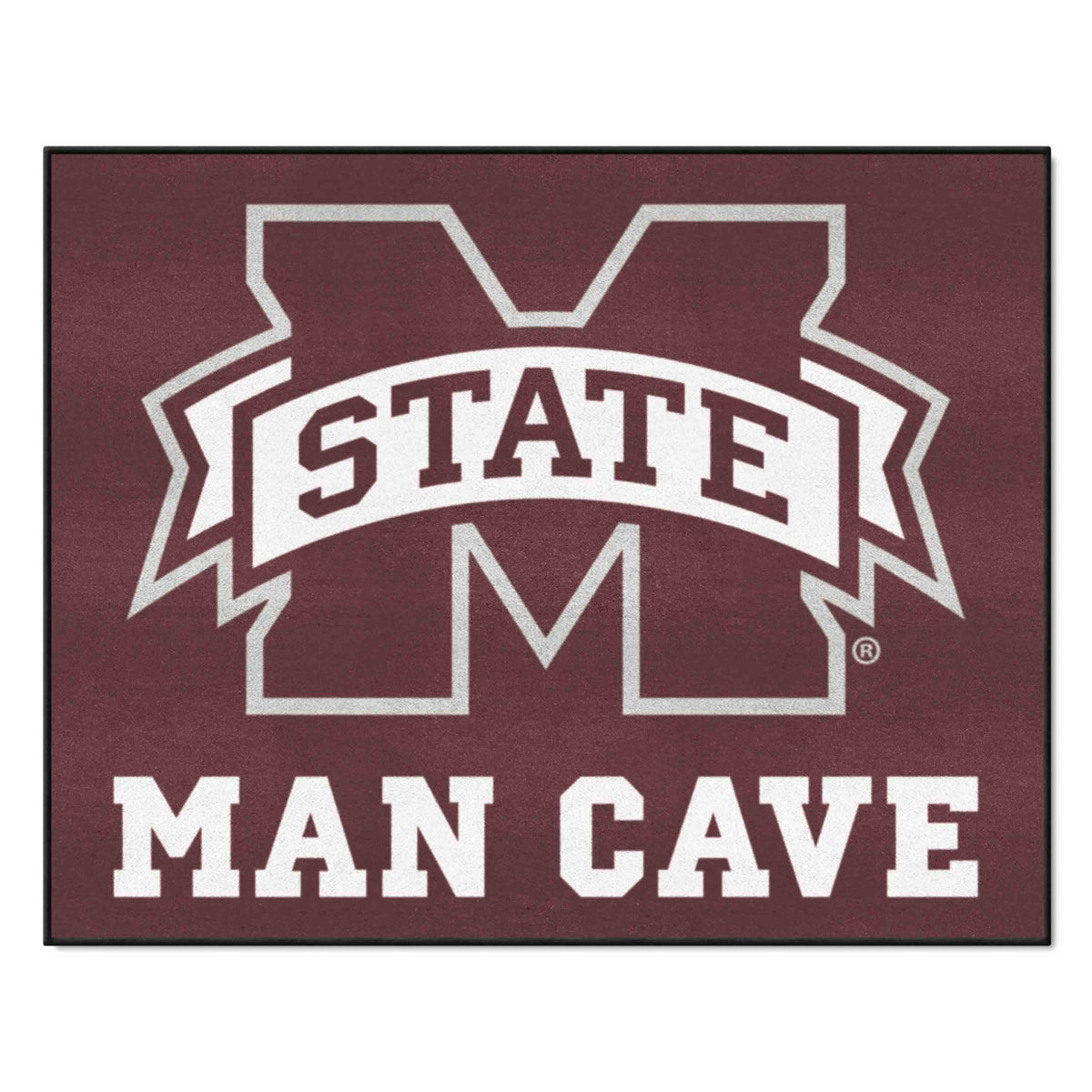 Mississippi State Bulldogs Man Cave All-Star Rug - 34 in. x 42.5 in. - Mississippi State