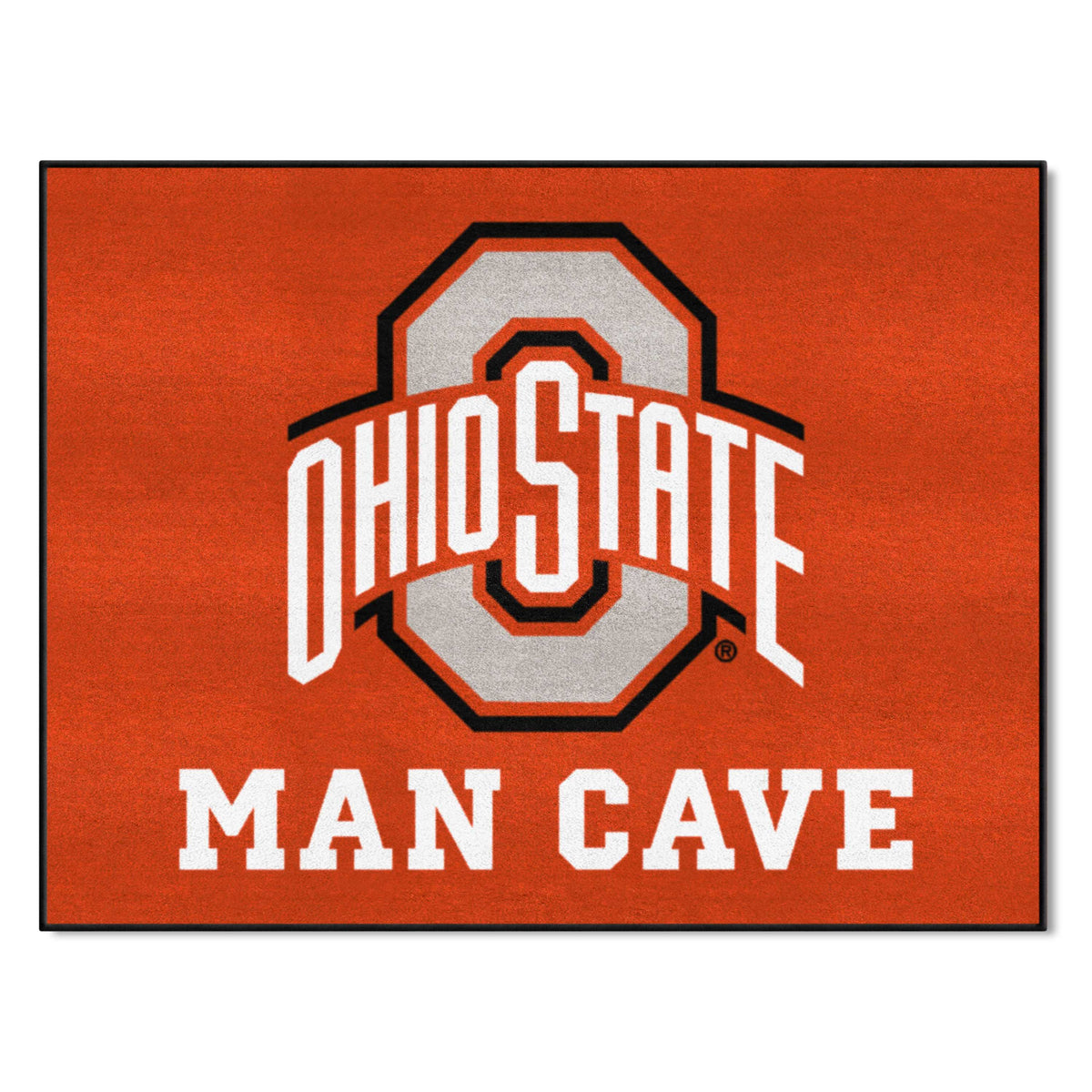 Ohio State Buckeyes Man Cave All-Star Rug - 34 in. x 42.5 in.