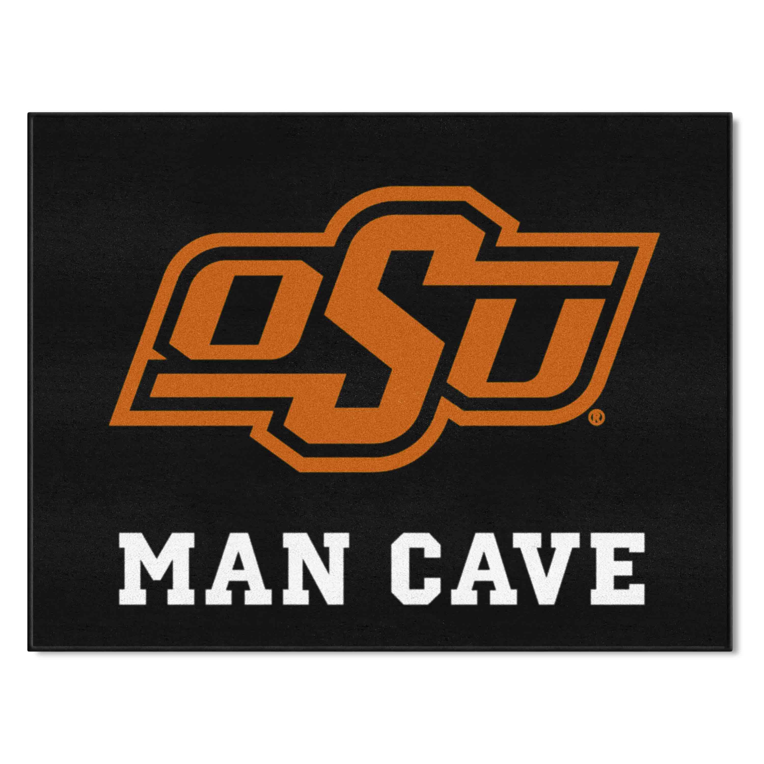 Oklahoma State Cowboys Man Cave All-Star Rug - 34 in. x 42.5 in. - Oklahoma State