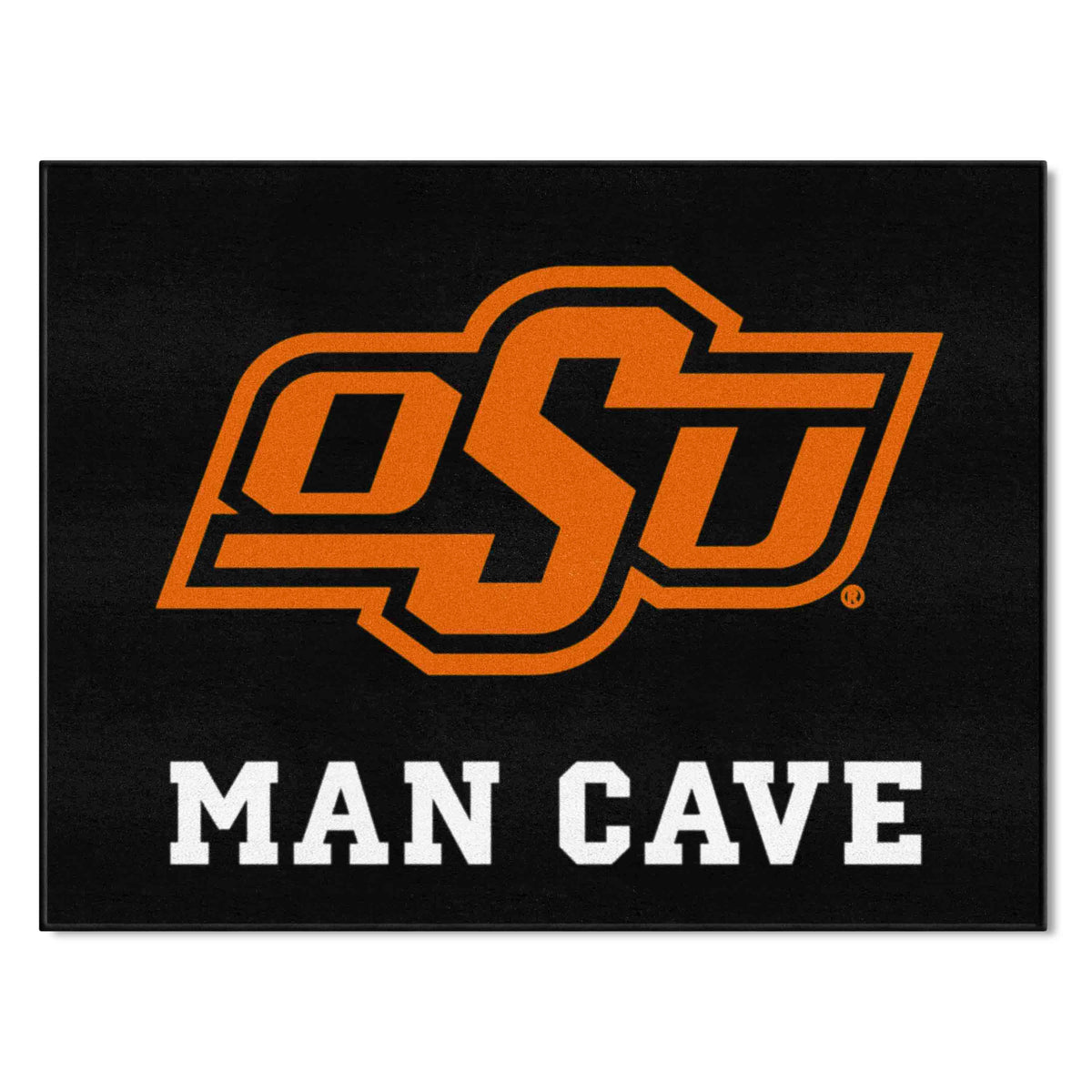 Oklahoma State Cowboys Man Cave All-Star Rug - 34 in. x 42.5 in.