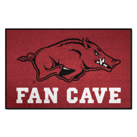 Arkansas Razorbacks Man Cave Starter Mat Accent Rug - 19in. x 30in.