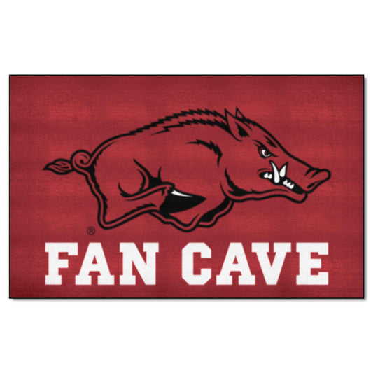 Arkansas Razorbacks Man Cave Ulti-Mat Rug - 5ft. x 8ft.