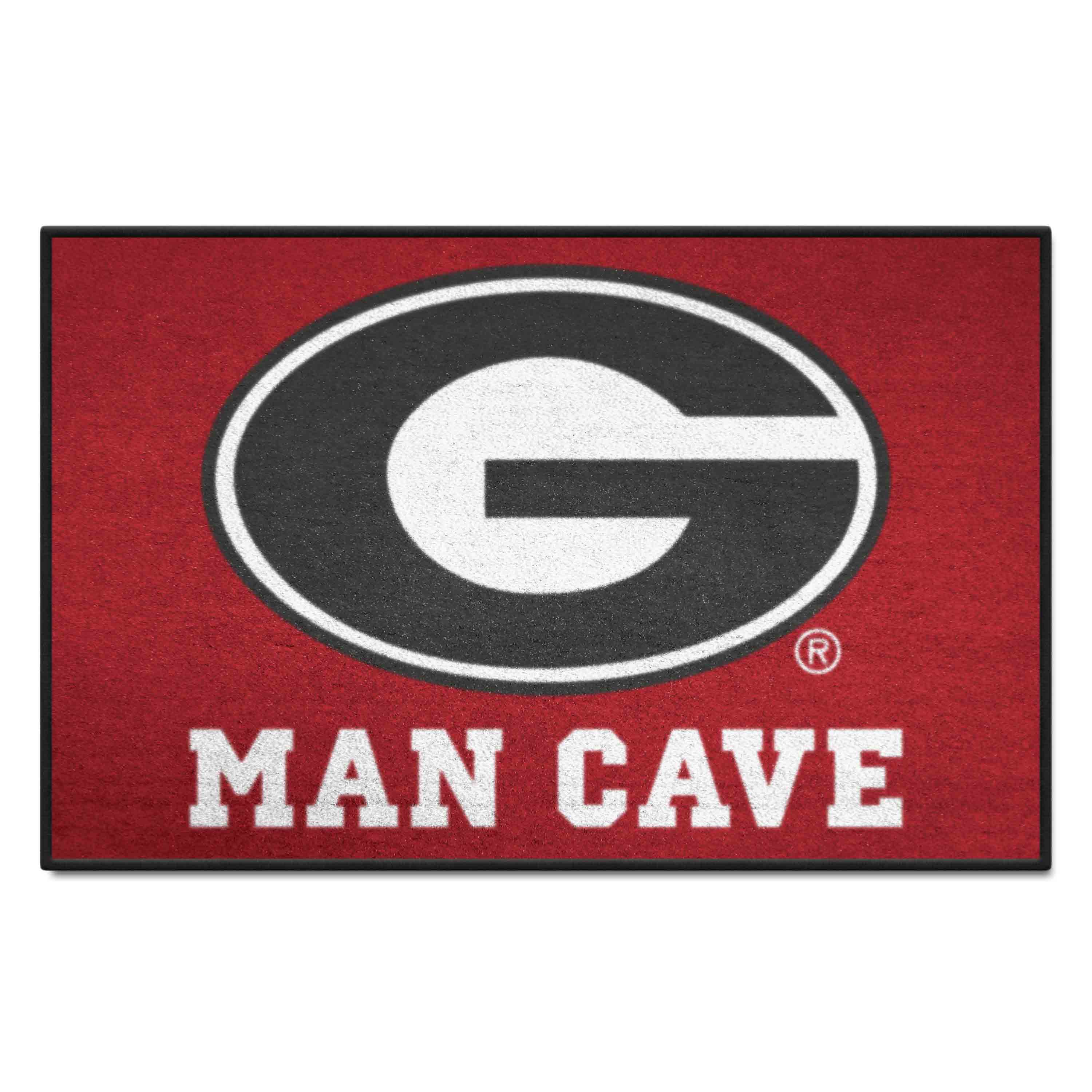 Georgia Bulldogs Man Cave Starter Mat Accent Rug - 19in. x 30in.