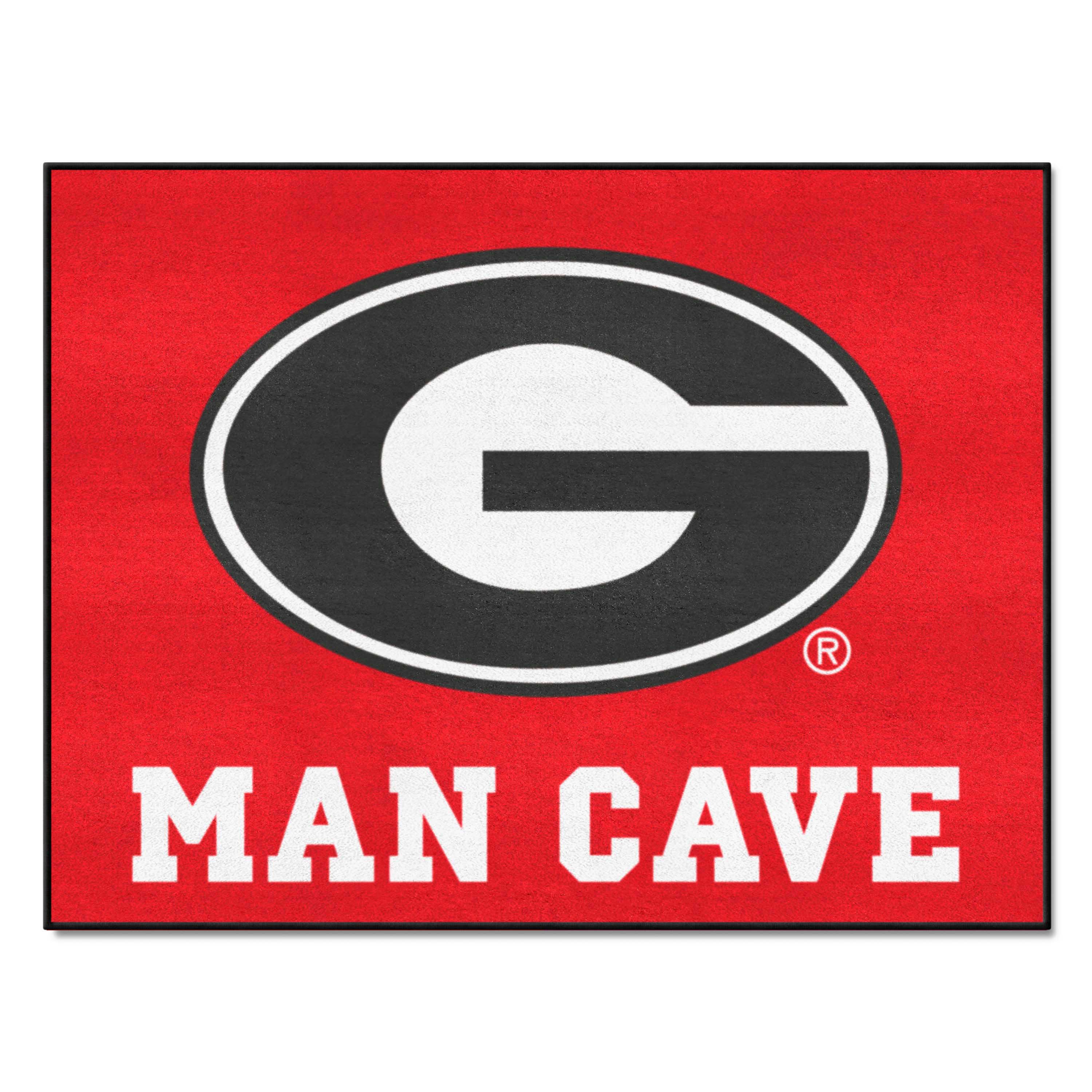 Georgia Bulldogs Man Cave All-Star Rug - 34 in. x 42.5 in.