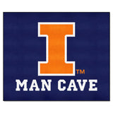 Illinois Illini Man Cave Tailgater Rug - 5ft. x 6ft.