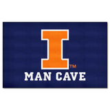 Illinois Illini Man Cave Ulti-Mat Rug - 5ft. x 8ft.