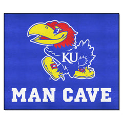 Kansas Jayhawks Man Cave Tailgater Rug - 5ft. x 6ft.