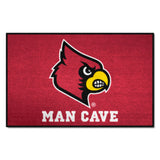 Louisville Cardinals Man Cave Starter Mat Accent Rug - 19in. x 30in.