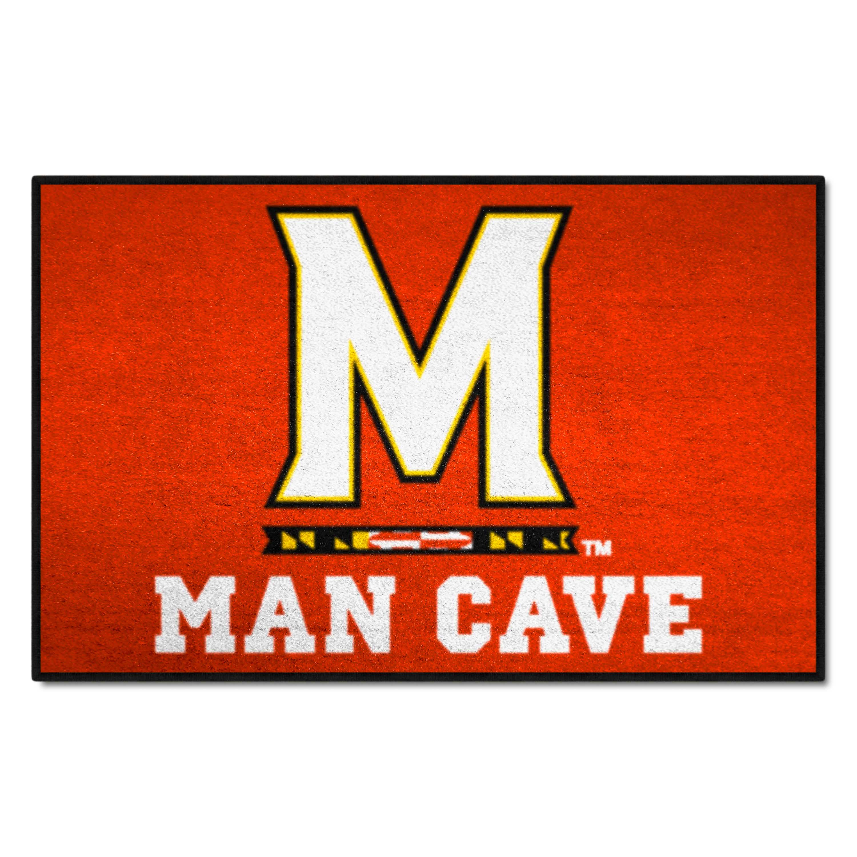 Maryland Terrapins Man Cave Starter Mat Accent Rug - 19in. x 30in.