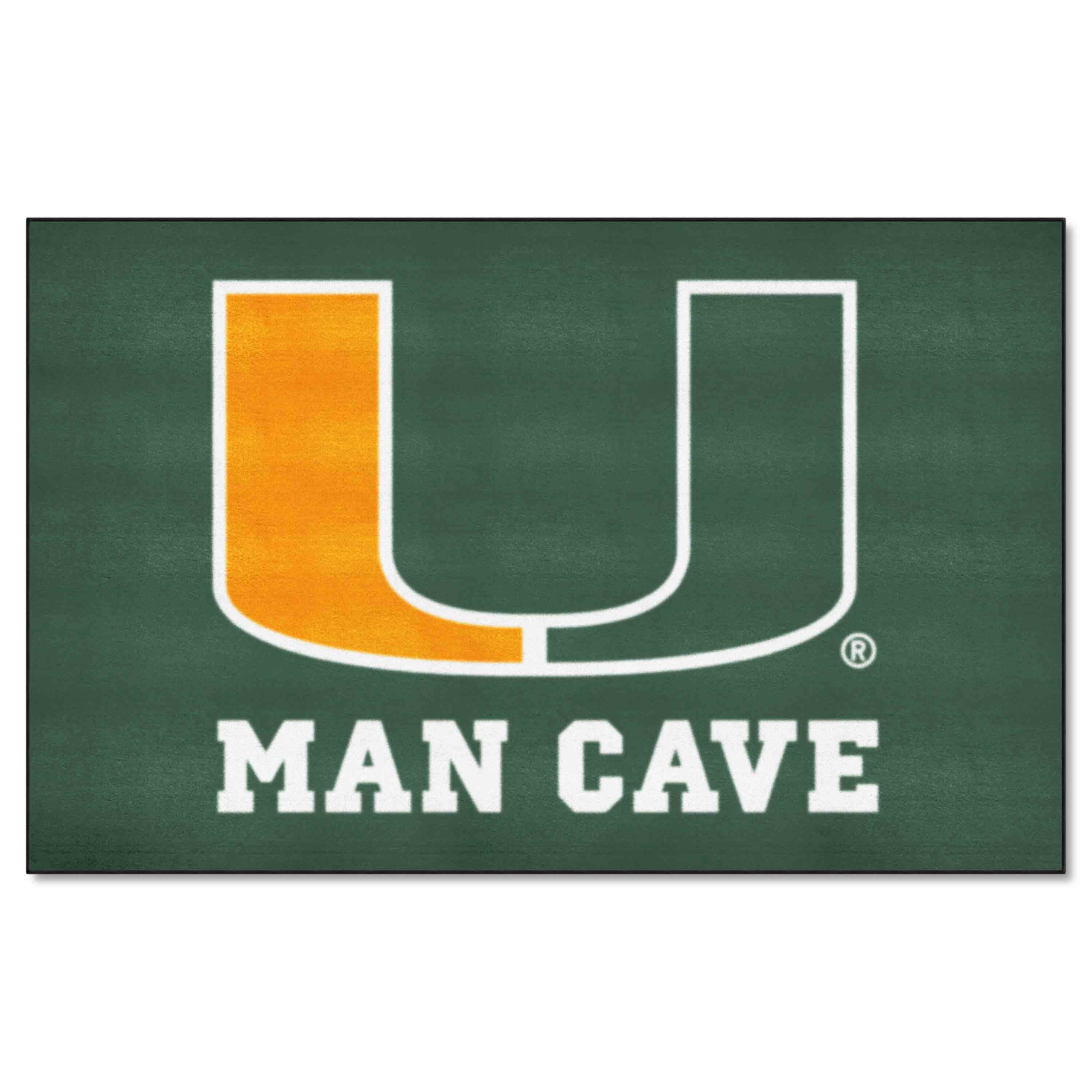 Miami Hurricanes Man Cave Ulti-Mat Rug - 5ft. x 8ft.