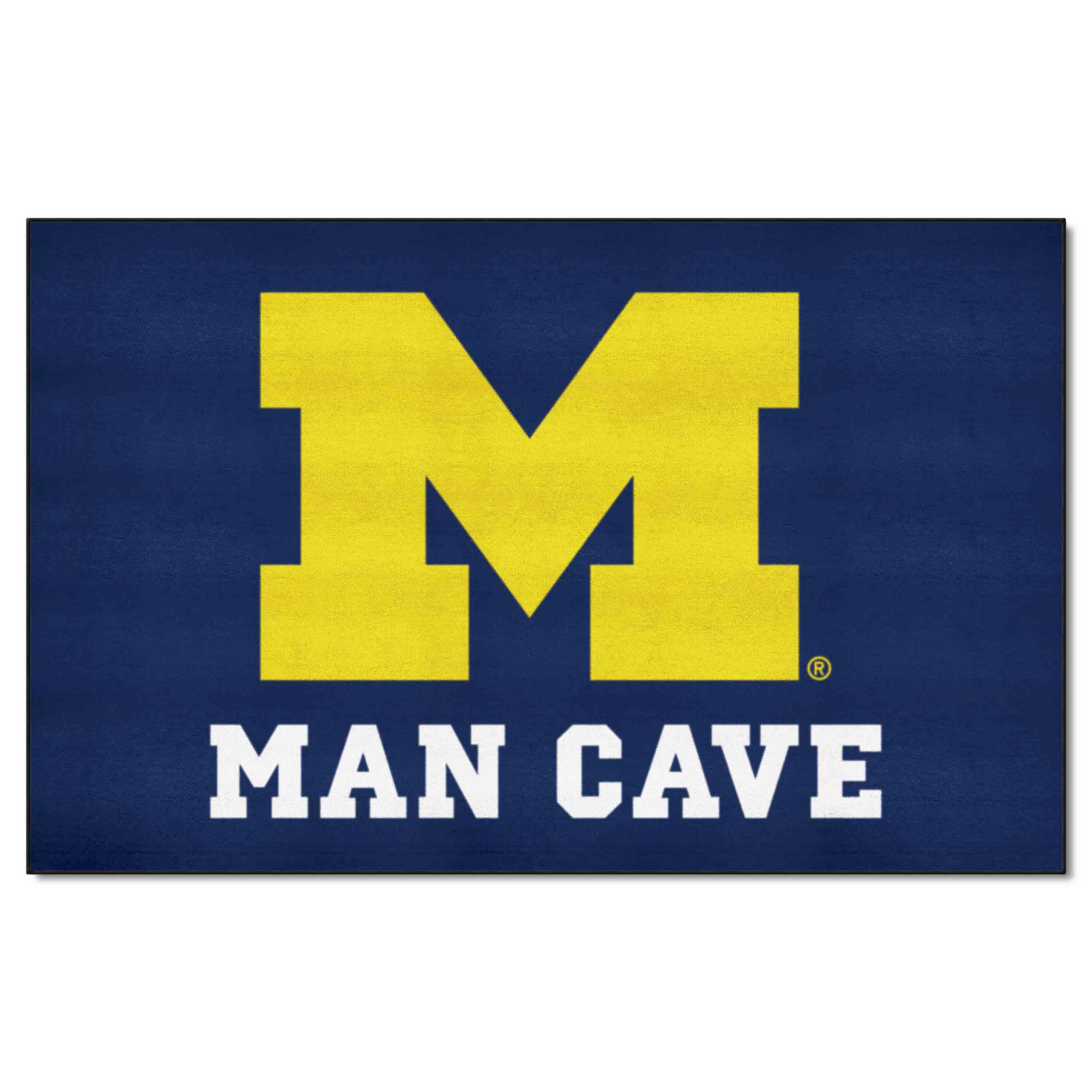 Michigan Wolverines Man Cave Ulti-Mat Rug - 5ft. x 8ft.