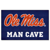 Ole Miss Rebels Man Cave Ulti-Mat Rug - 5ft. x 8ft. - Ole Miss