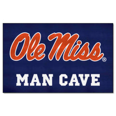 Ole Miss Rebels Man Cave Ulti-Mat Rug - 5ft. x 8ft.