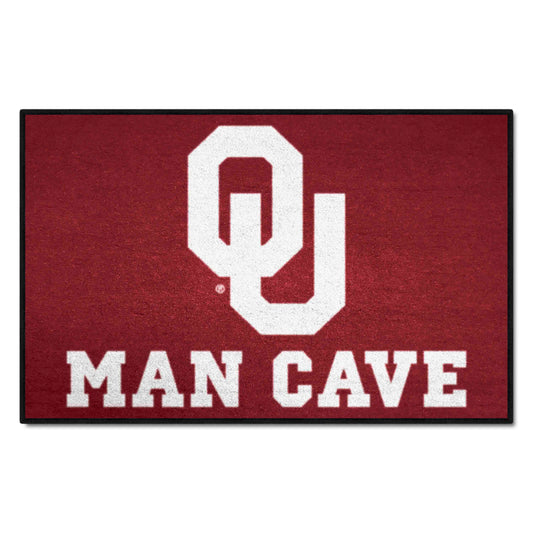 Oklahoma Sooners Man Cave Starter Mat Accent Rug - 19in. x 30in. - Oklahoma