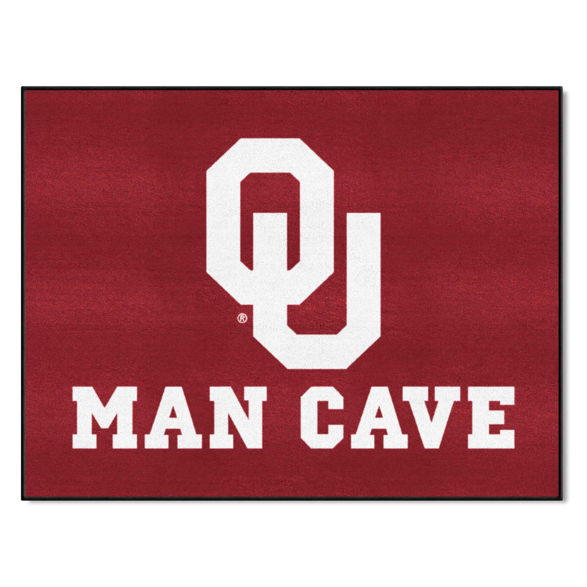 Oklahoma Sooners Man Cave All-Star Rug - 34 in. x 42.5 in.