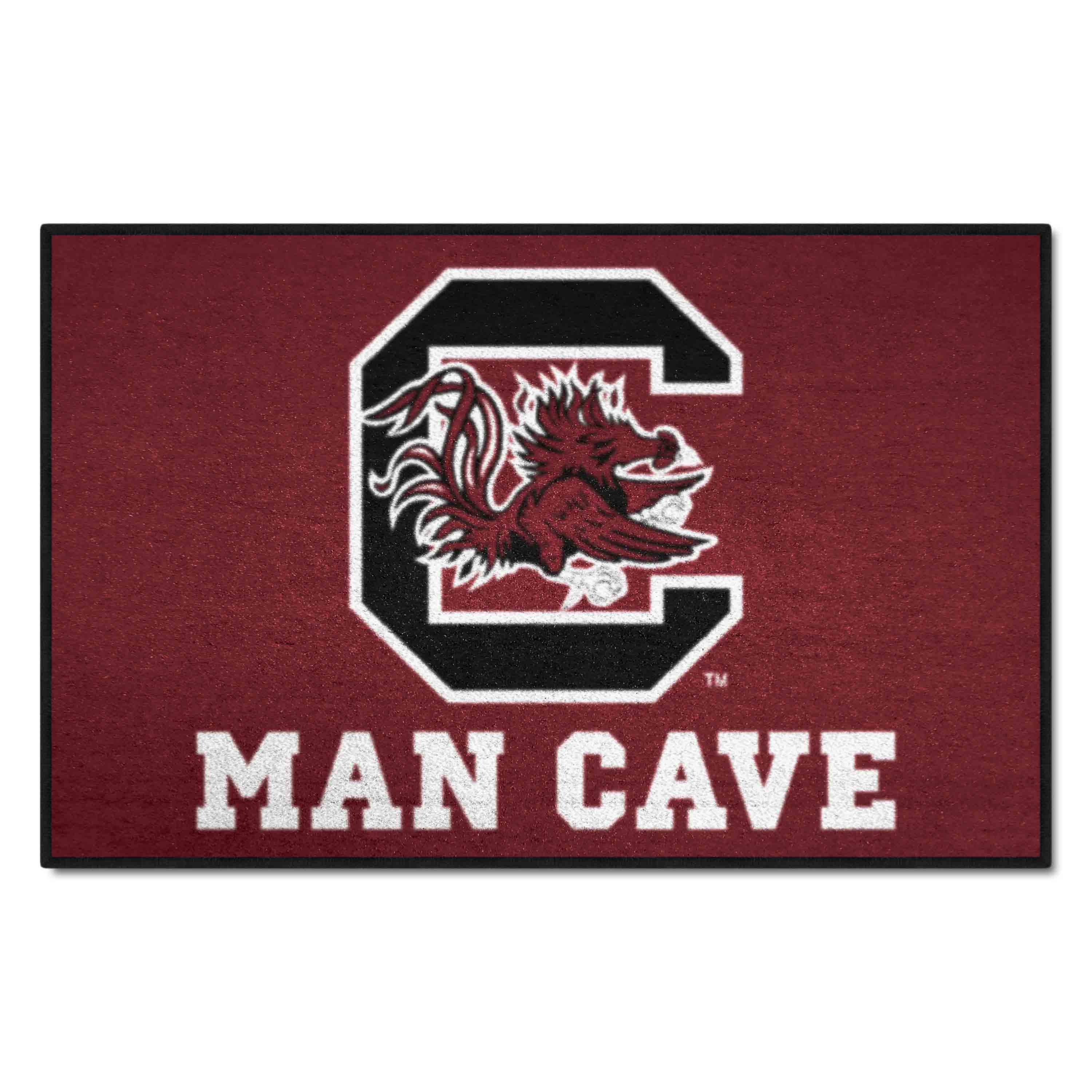 South Carolina Gamecocks Man Cave Starter Mat Accent Rug - 19in. x 30in.