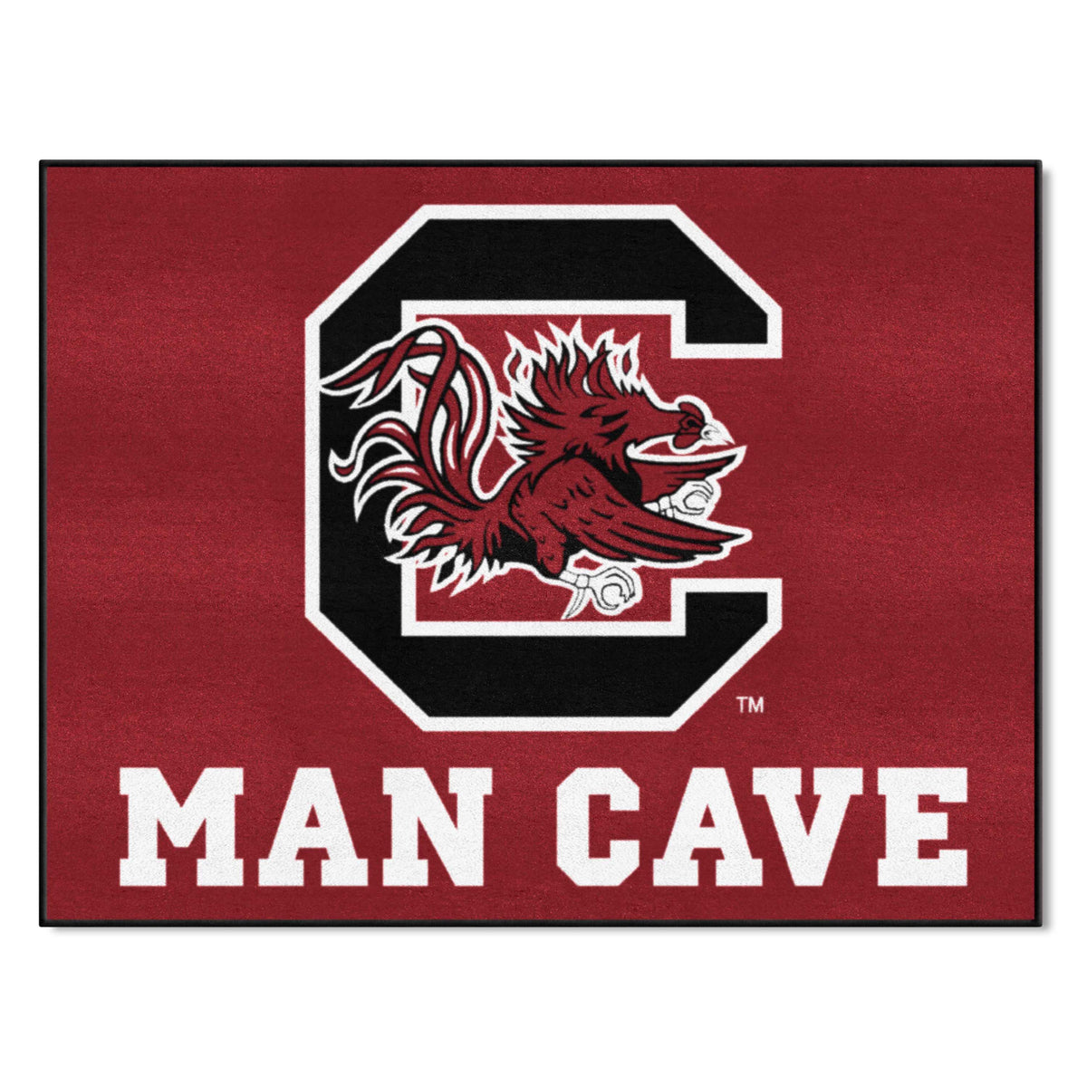 South Carolina Gamecocks Man Cave All-Star Rug - 34 in. x 42.5 in.