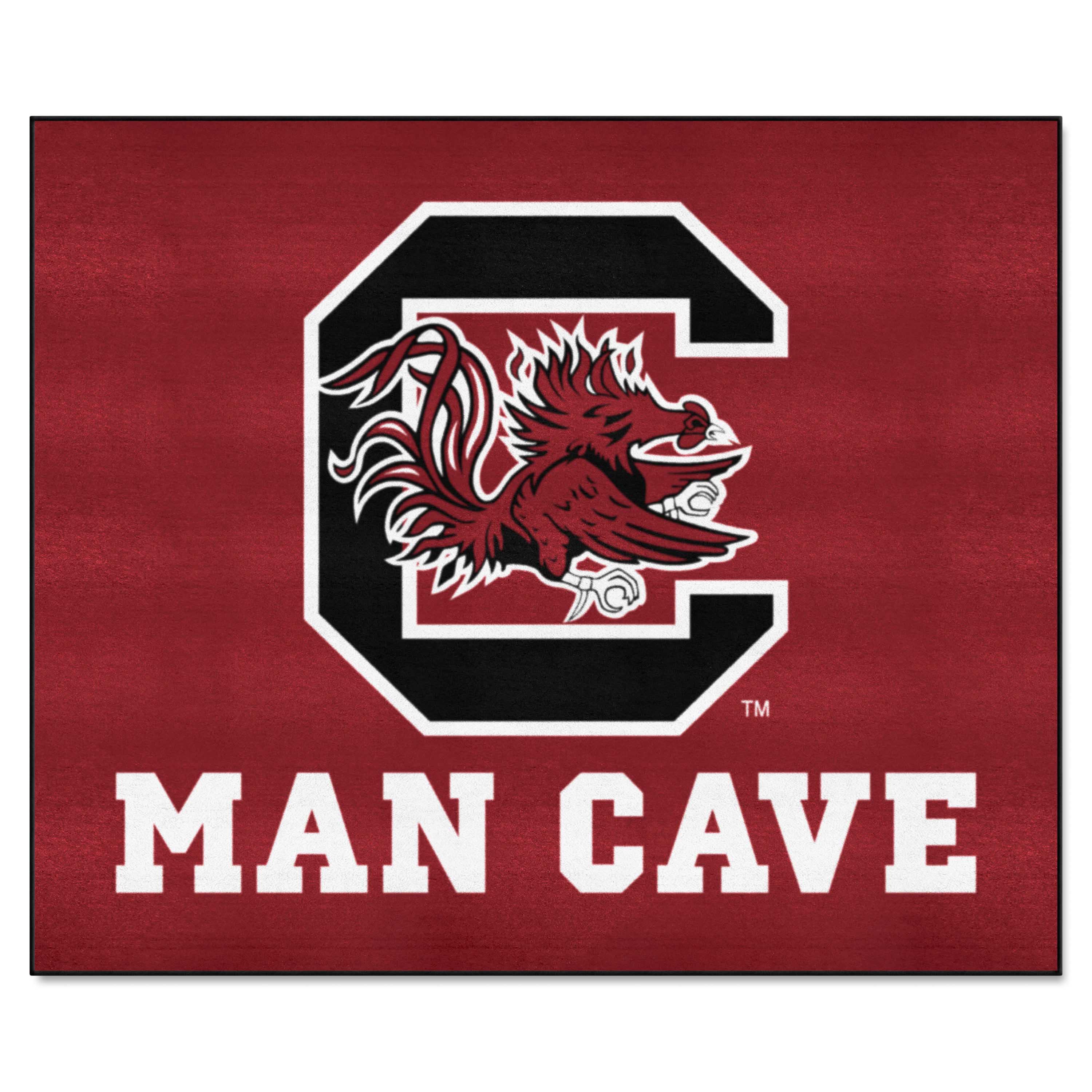 South Carolina Gamecocks Man Cave Tailgater Rug - 5ft. x 6ft.