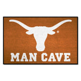 Texas Longhorns Man Cave Starter Mat Accent Rug - 19in. x 30in.