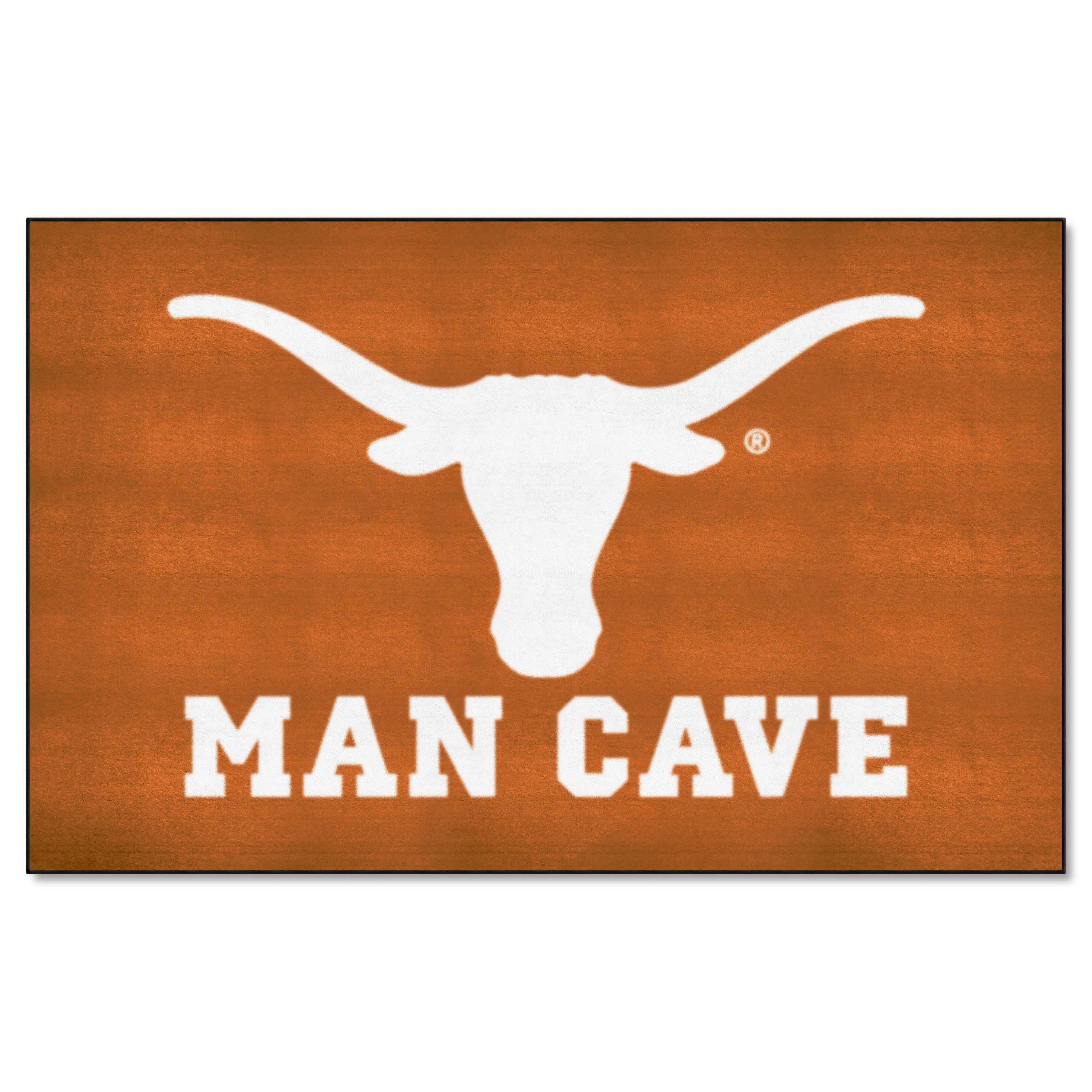 Texas Longhorns Man Cave Ulti-Mat Rug - 5ft. x 8ft.