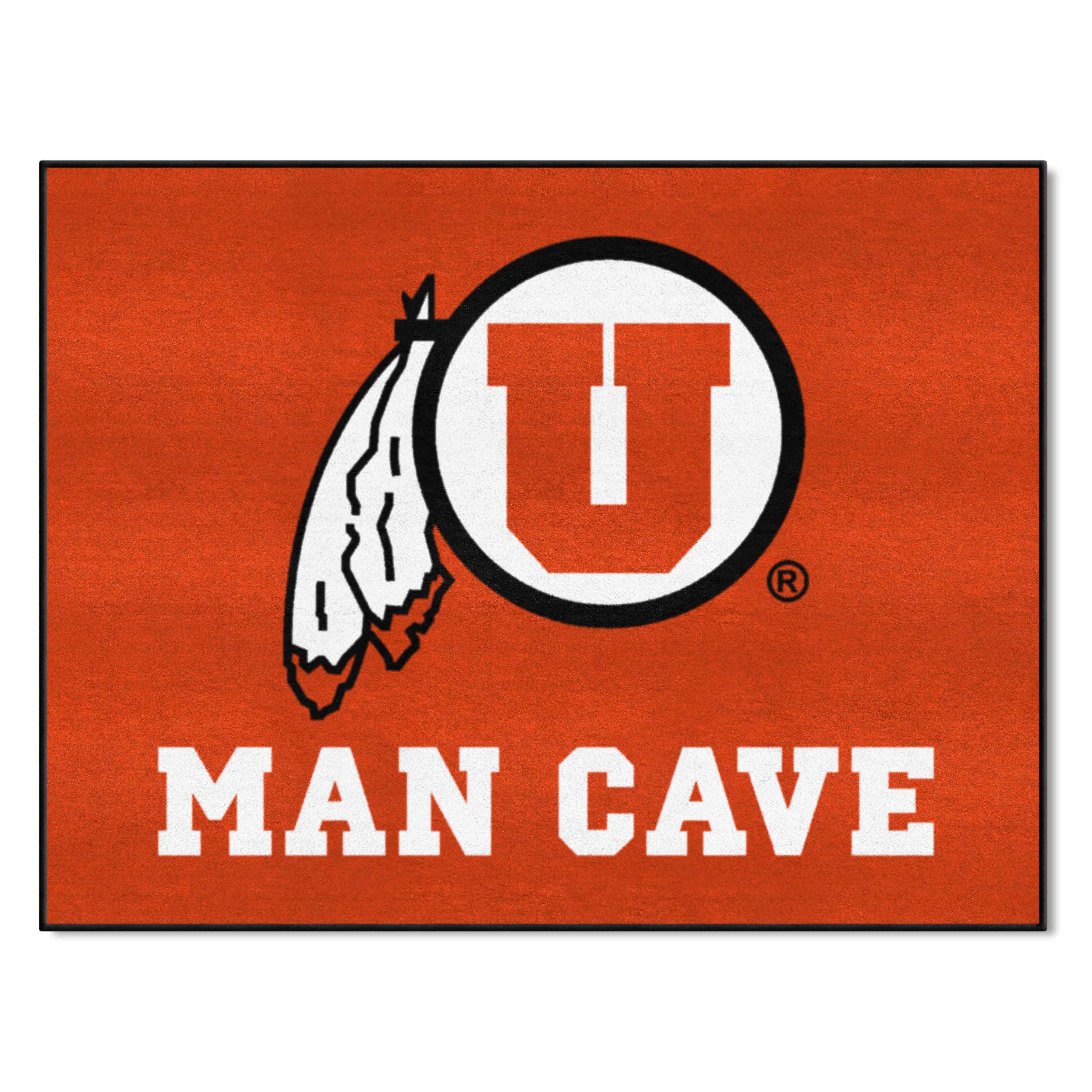 Utah Utes Man Cave All-Star Rug - 34 in. x 42.5 in.