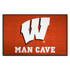 Wisconsin Badgers Man Cave Starter Mat Accent Rug - 19in. x 30in.