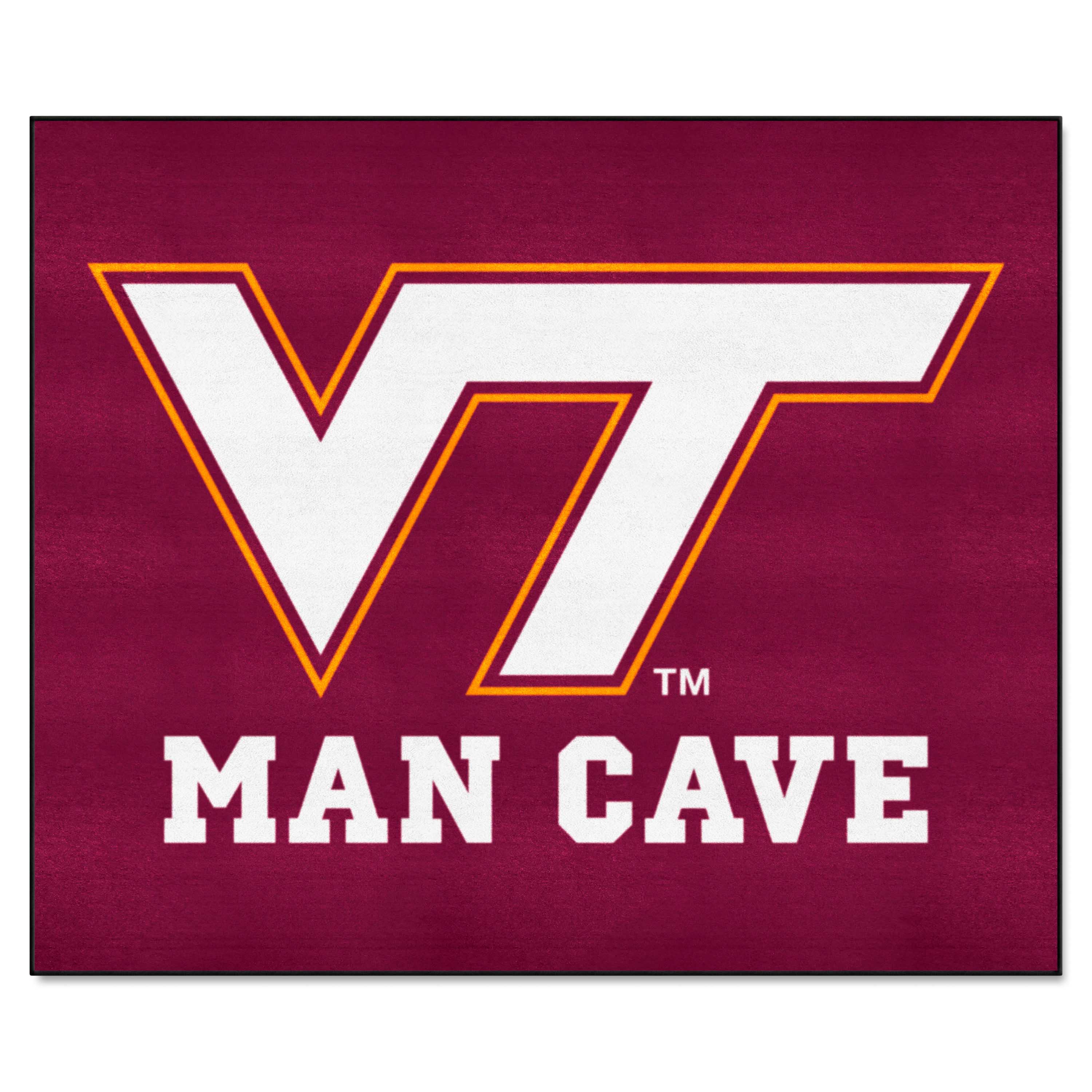 Virginia Tech Hokies Man Cave Tailgater Rug - 5ft. x 6ft.