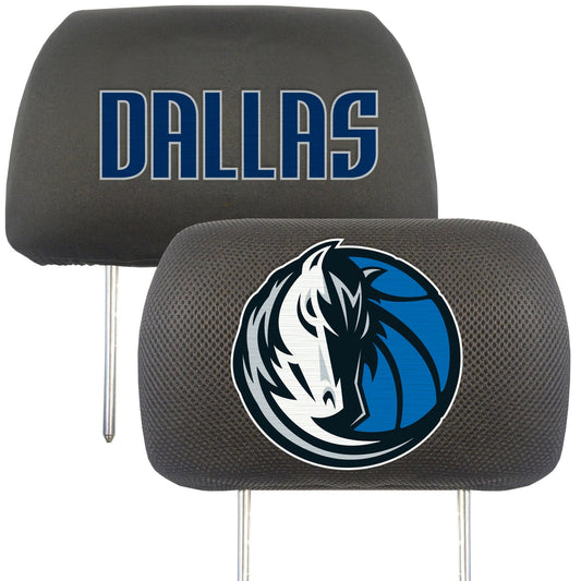 Dallas Mavericks Embroidered Head Rest Cover Set - 2 Pieces - Dallas Mavericks