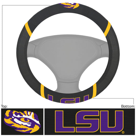 LSU Tigers Embroidered Steering Wheel Cover