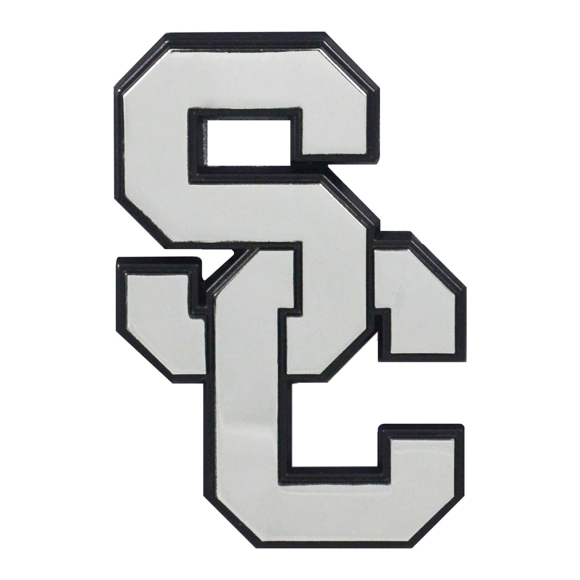 Southern California Trojans 3D Chrome Metal Emblem - Southern California