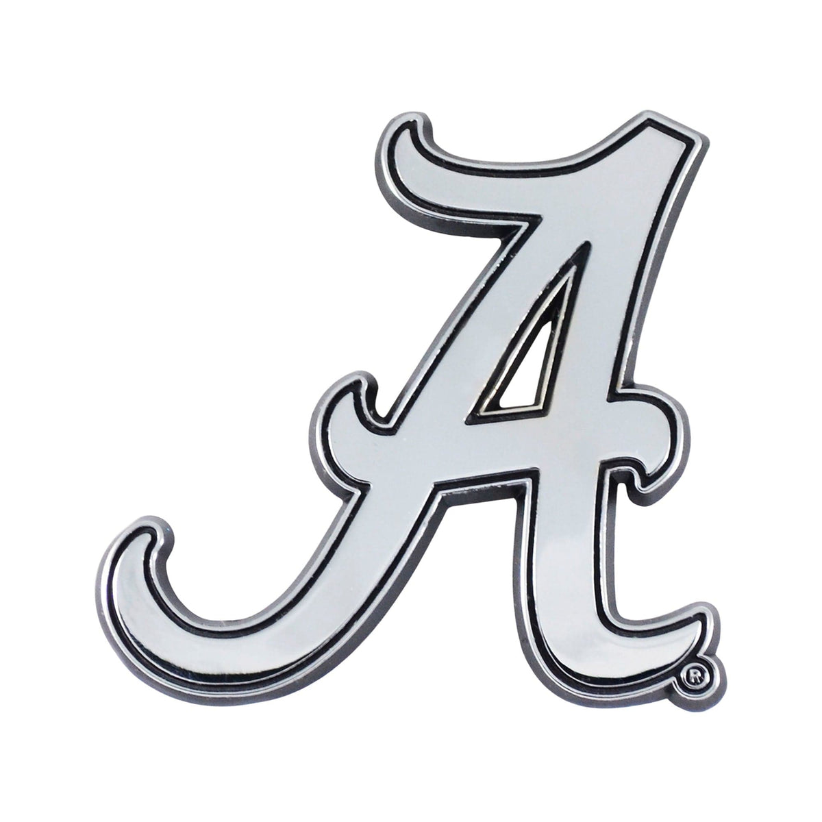 Alabama Crimson Tide 3D Chrome Metal Emblem - A Logo - Alabama