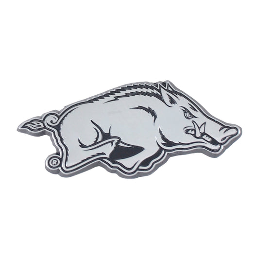 Arkansas Razorbacks 3D Chrome Metal Emblem