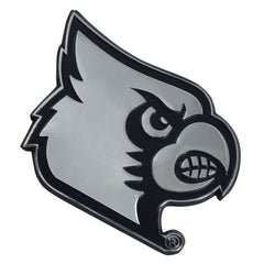 Louisville Cardinals 3D Chrome Metal Emblem