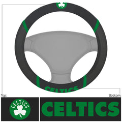 Boston Celtics Embroidered Steering Wheel Cover - Boston Celtics