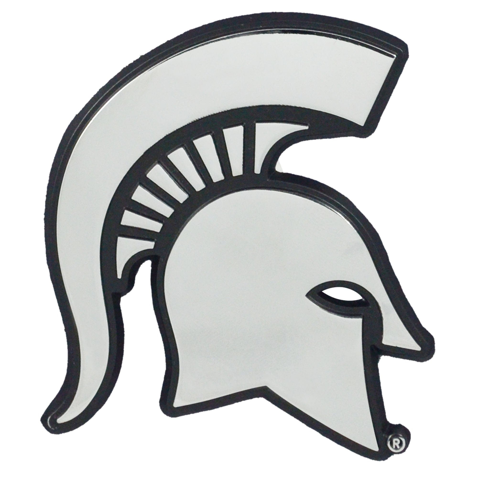 Michigan State Spartans 3D Chrome Metal Emblem - Michigan State