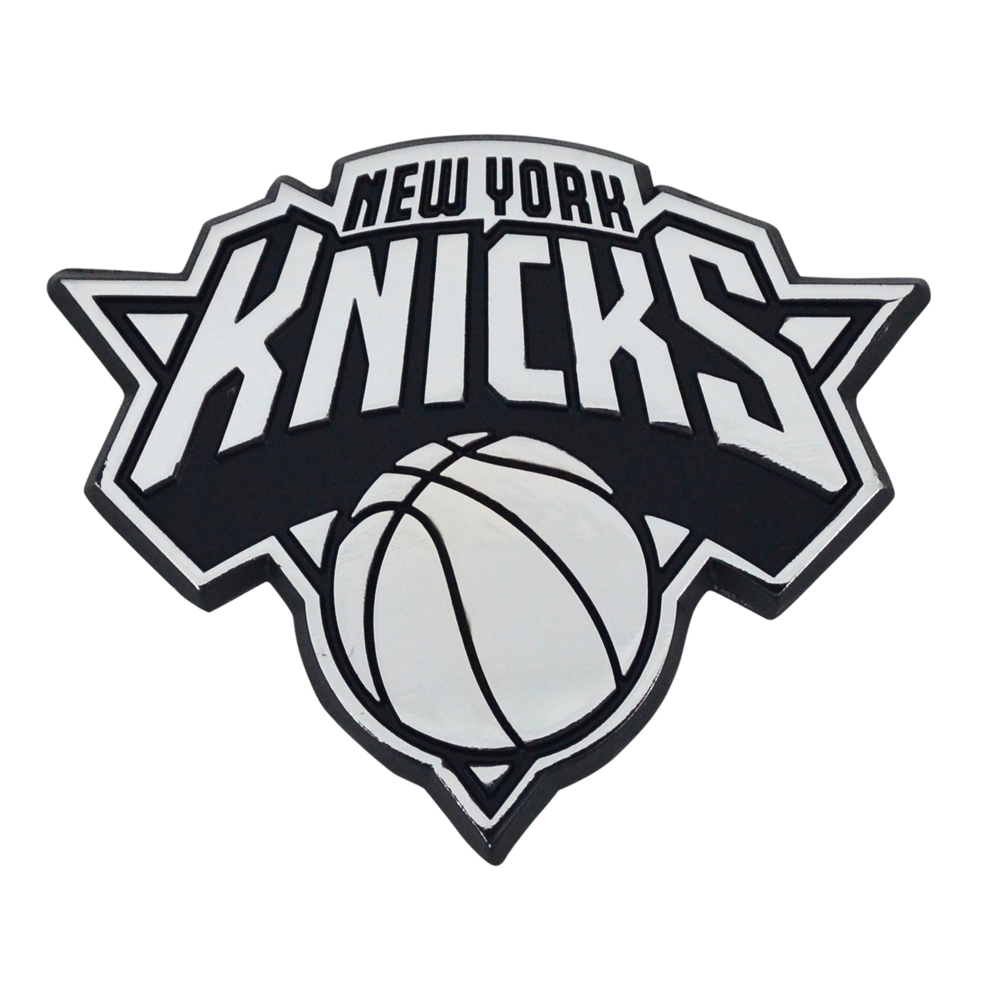 New York Knicks 3D Chrome Metal Emblem